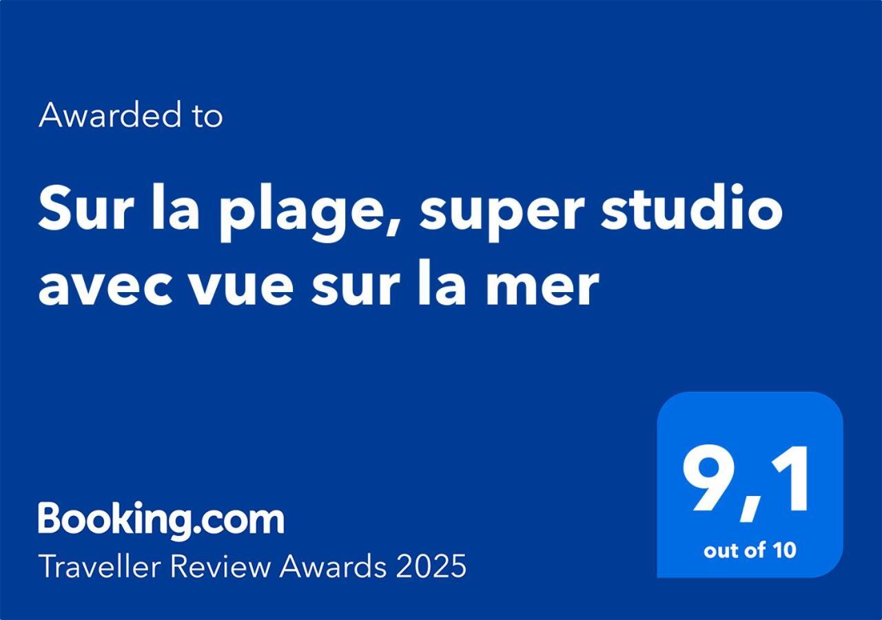 Sur La Plage, Super Studio Avec Vue Sur La Mer Plage d'Argeles ภายนอก รูปภาพ